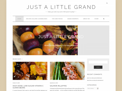 justalittlegrand.com snapshot
