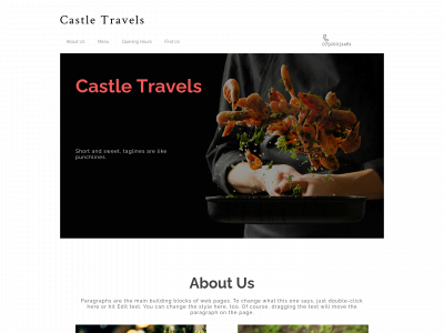 castletravels.co.uk snapshot