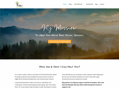 thriveonpurpose.net snapshot