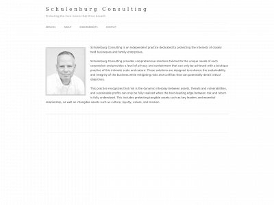 schulenburgconsulting.com snapshot
