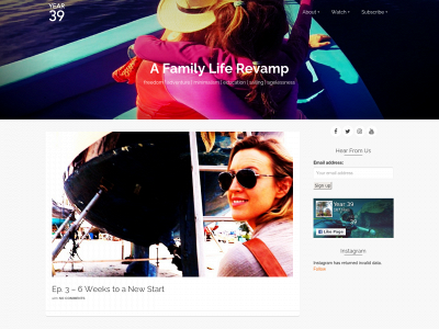year39lifestyle.com snapshot