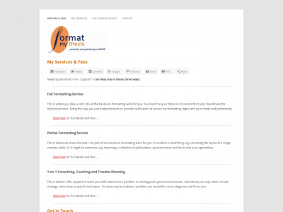 formatmythesis.com snapshot