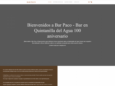 cafebarpaco.com snapshot