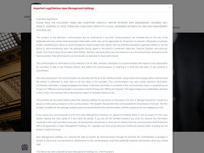 apexmanagementholdings.com snapshot
