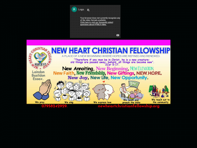 newheartchristianfellowship.org snapshot