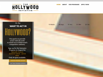 thehollywoodinitiative.com snapshot