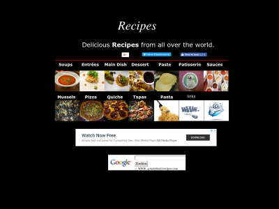 tastyfood-recipes.com snapshot