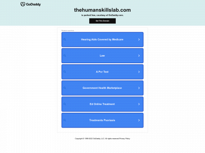 thehumanskillslab.com snapshot