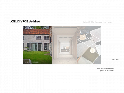 axeldevroe.be snapshot