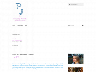 hanging-with-pj.com snapshot