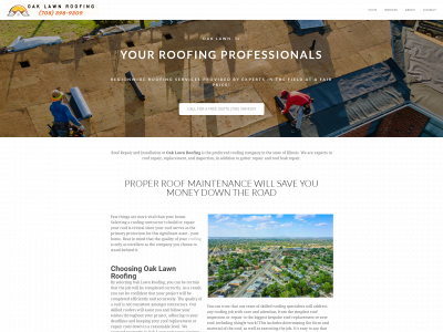 www.oaklawnroofingpros.com snapshot