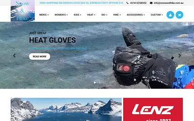 snowandhike.com.au snapshot