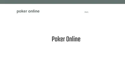 sweden-poker-online.se snapshot