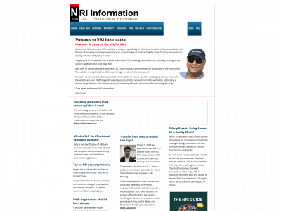 nriinformation.com snapshot