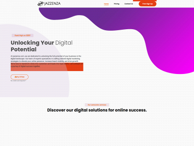 jazzenza.com snapshot