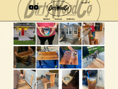 dirtywoodco.com snapshot