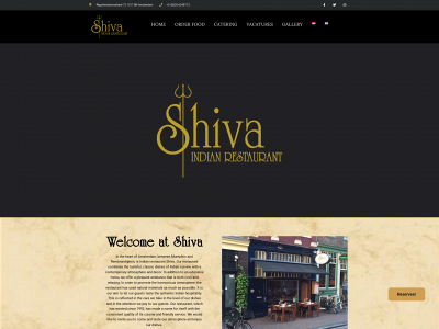 shivarestaurant.nl snapshot