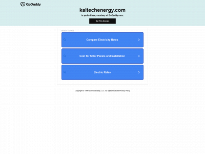 kaltechenergy.com snapshot