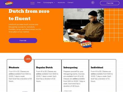 letsdutch.nl snapshot