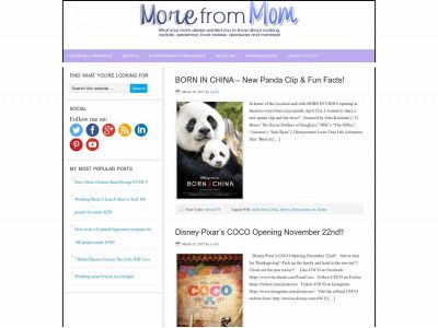 morefrommom.com snapshot