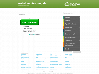 websiteeintragung.de snapshot