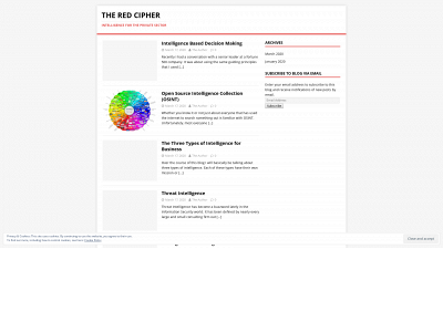 theredcipher.com snapshot