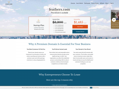 feathers.com snapshot