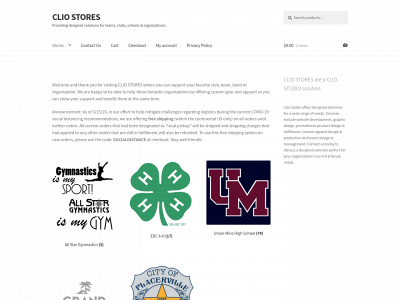 cliostores.com snapshot