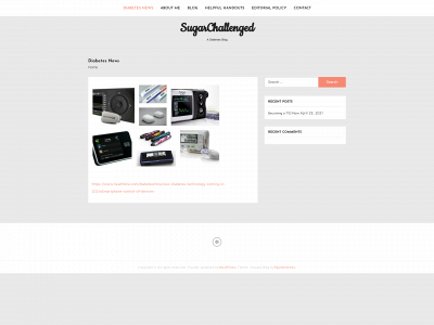 sugarchallenged.com snapshot