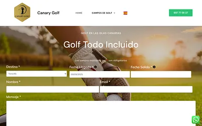 canary-golf.com snapshot