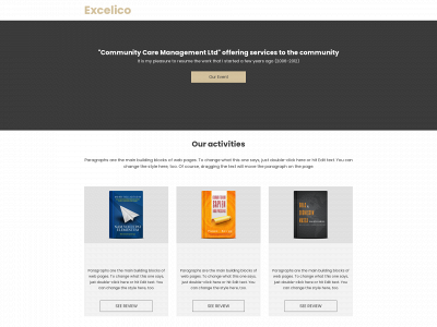 excelico.co.uk snapshot
