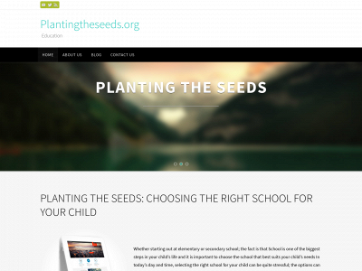 plantingtheseeds.org snapshot