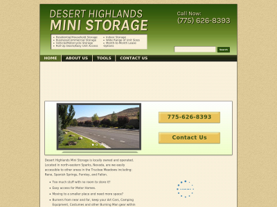 deserthighlandsministorage.com snapshot