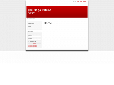 themagapatriotparty.org snapshot