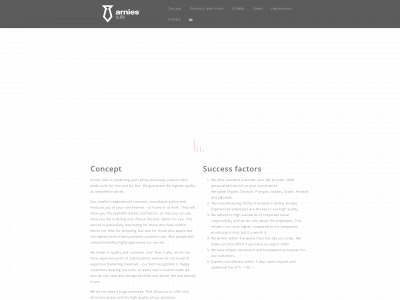 arnies-suits.ch snapshot