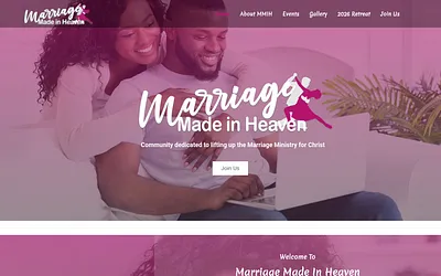 marriagemadeinheaven.org snapshot