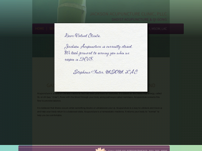jacksonacupuncture.net snapshot