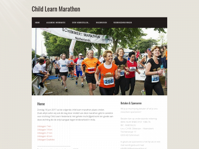 childlearnmarathon.nl snapshot