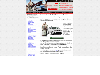 canadacarcredit.com snapshot