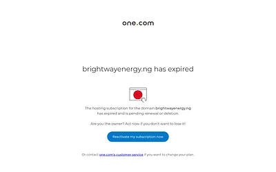 brightwayenergy.ng snapshot