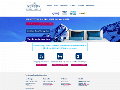alaskasleep.com snapshot