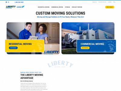 www.libertymoving.com snapshot