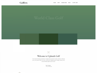 golfers.org.uk snapshot