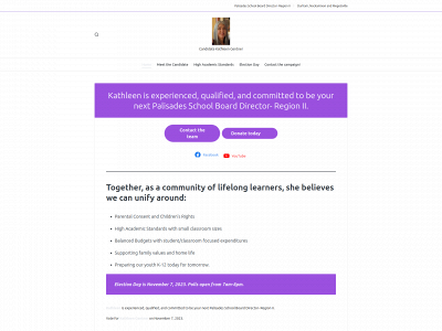 friendsofkathleengentner.com snapshot