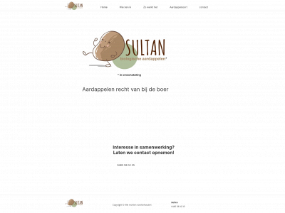 sultanaardappelen.be snapshot
