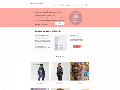 denvildeshop.dk snapshot
