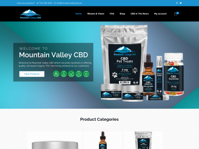 mountainvalleycbd.com snapshot