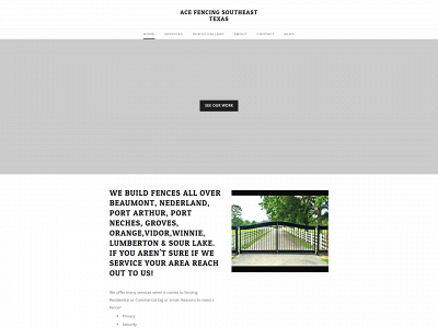 www.acefencingtexas.com snapshot
