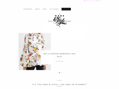 thehareandstyleblog.com snapshot