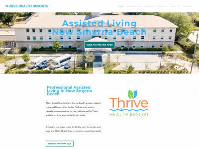 www.thrivehealthresorts.com snapshot